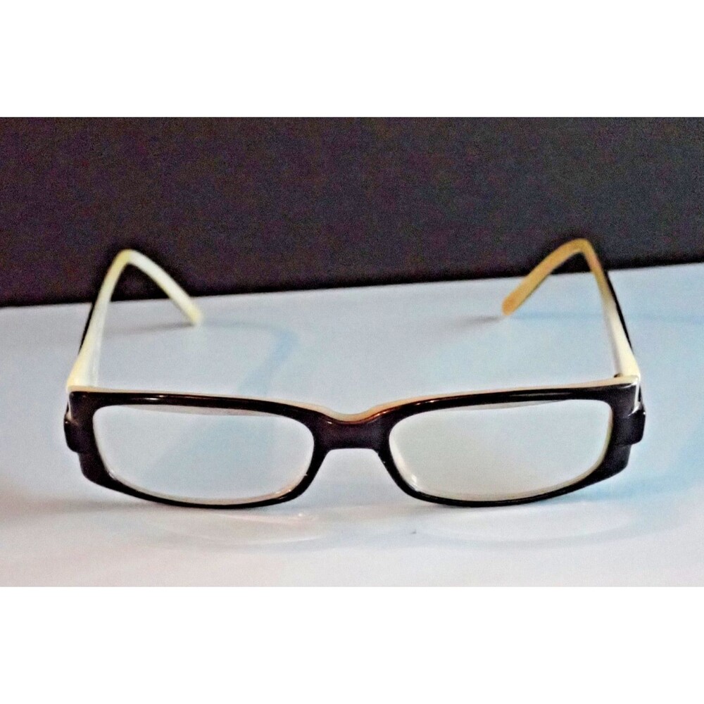 Vogue Women's Eyeglasses Frames 2 Tone Black & White Wrap 1393 51-15-140